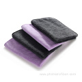 Plush microfiber cloth for heavy duty cleaning